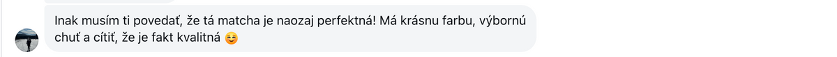 Recenzia zákazníčky Satori Matcha